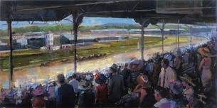 Michael Flohr Art Michael Flohr Art Churchill Downs (SN)